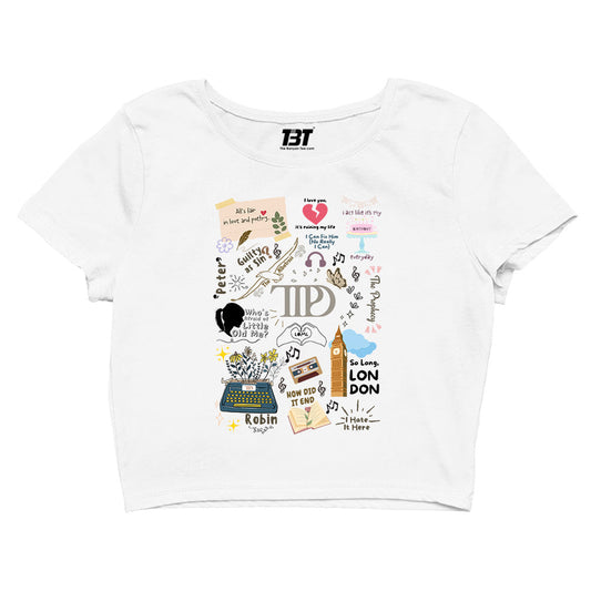 taylor swift a poet's doodle crop top music band buy online united states of america usa the banyan tee tbt men women girls boys unisex s