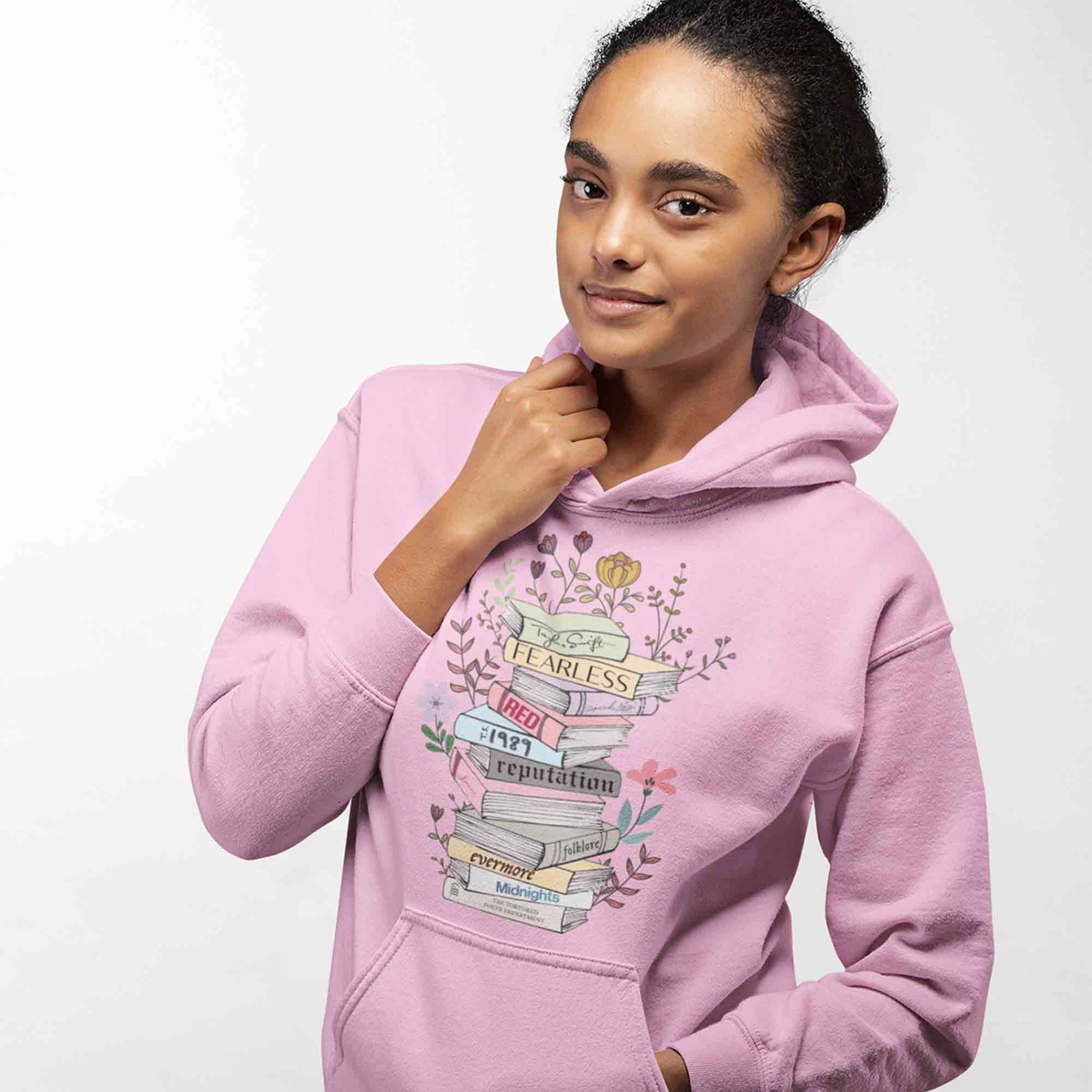 taylor swift the tale of tunes hoodie hooded sweatshirt winterwear music band buy online united states usa the banyan tee tbt men women girls boys unisex baby pink