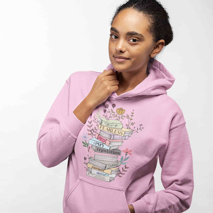 taylor swift the tale of tunes hoodie hooded sweatshirt winterwear music band buy online united states usa the banyan tee tbt men women girls boys unisex baby pink