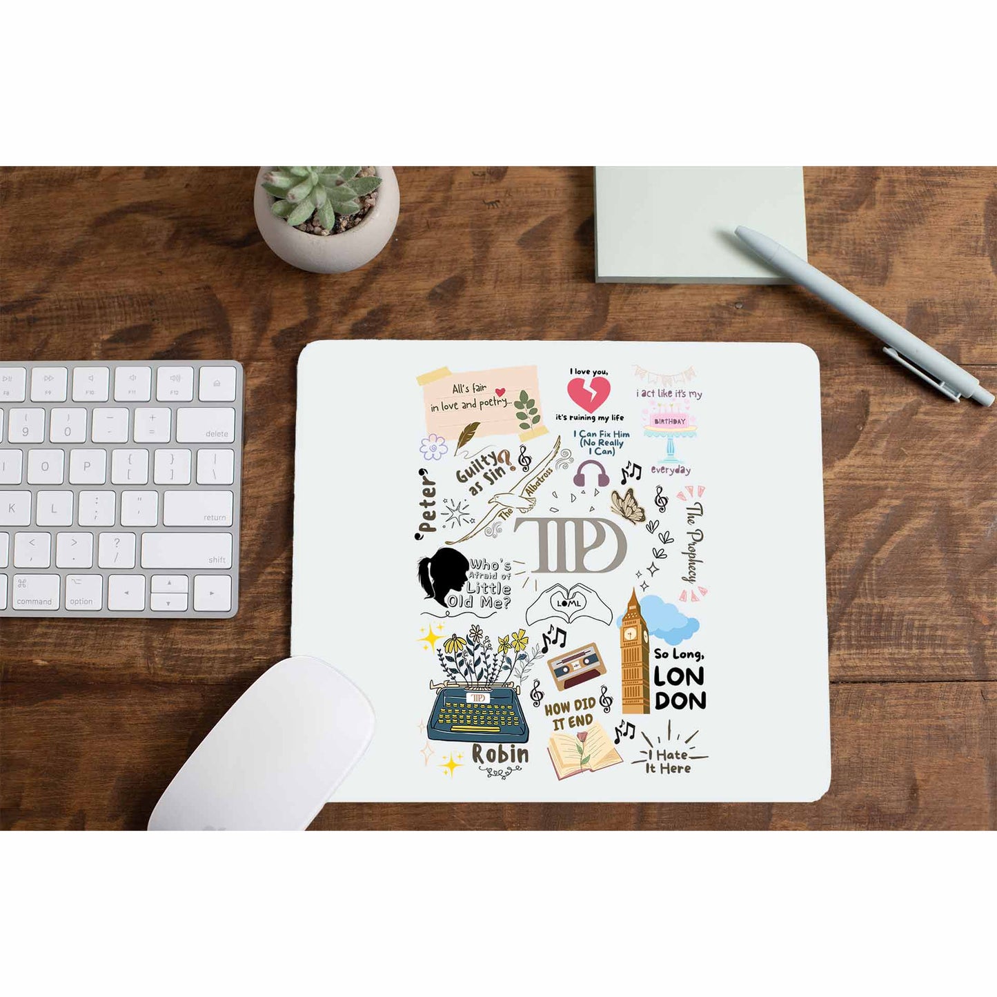 taylor swift a poet's doodle mousepad logitech large music band buy online united states of america usa the banyan tee tbt men women girls boys unisex