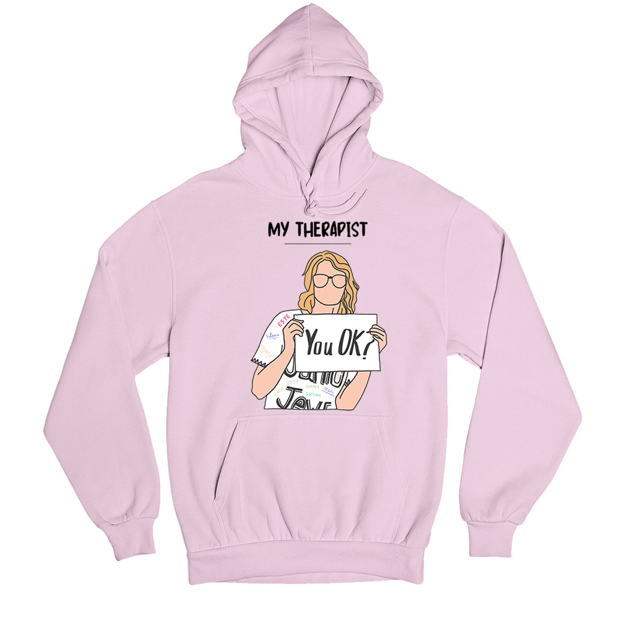 taylor swift my therapist hoodie hooded sweatshirt winterwear music band buy online united states usa the banyan tee tbt men women girls boys unisex baby pink