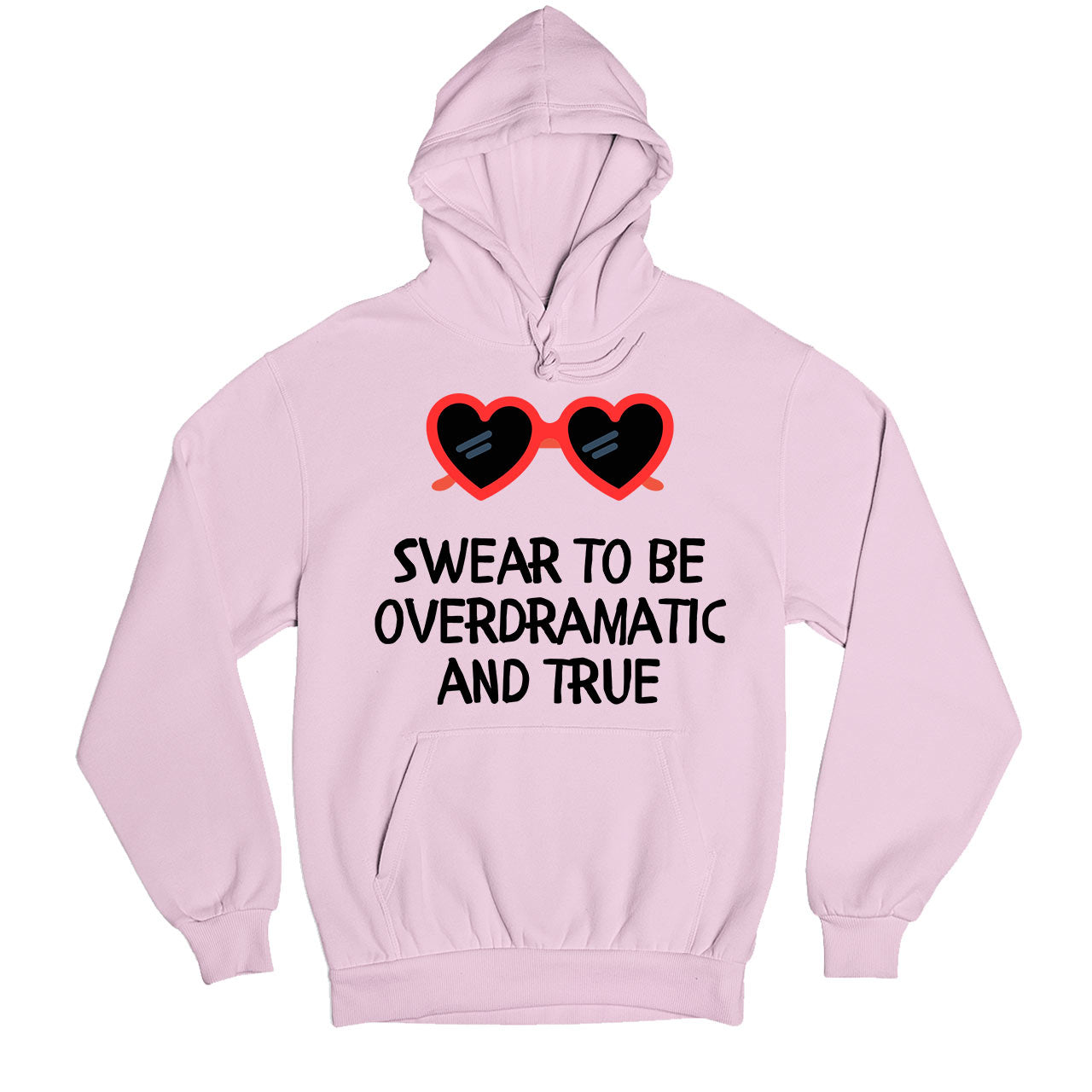 taylor swift overdramatic and true hoodie hooded sweatshirt winterwear music band buy online united states usa the banyan tee tbt men women girls boys unisex baby pink