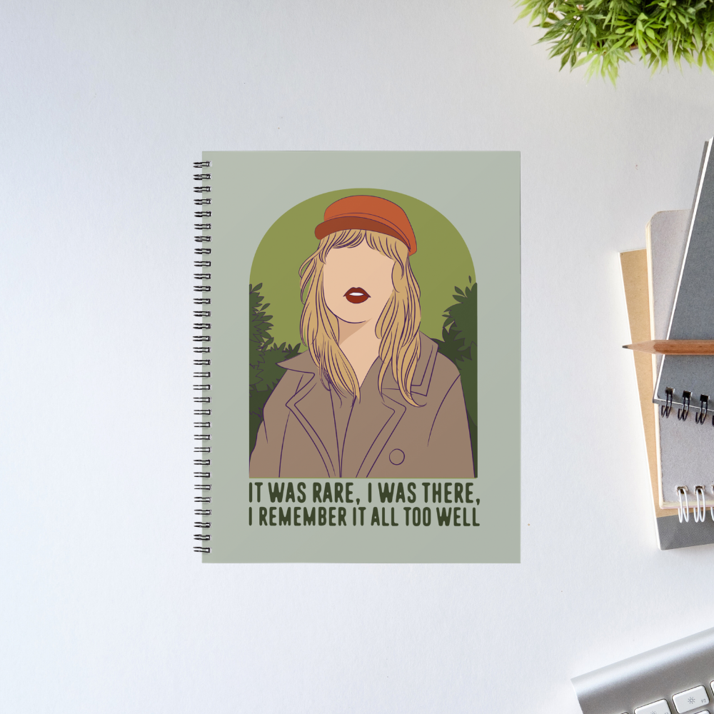 taylor swift remember it all too well notebook notepad diary buy online united states of america usa the banyan tee tbt unruled
