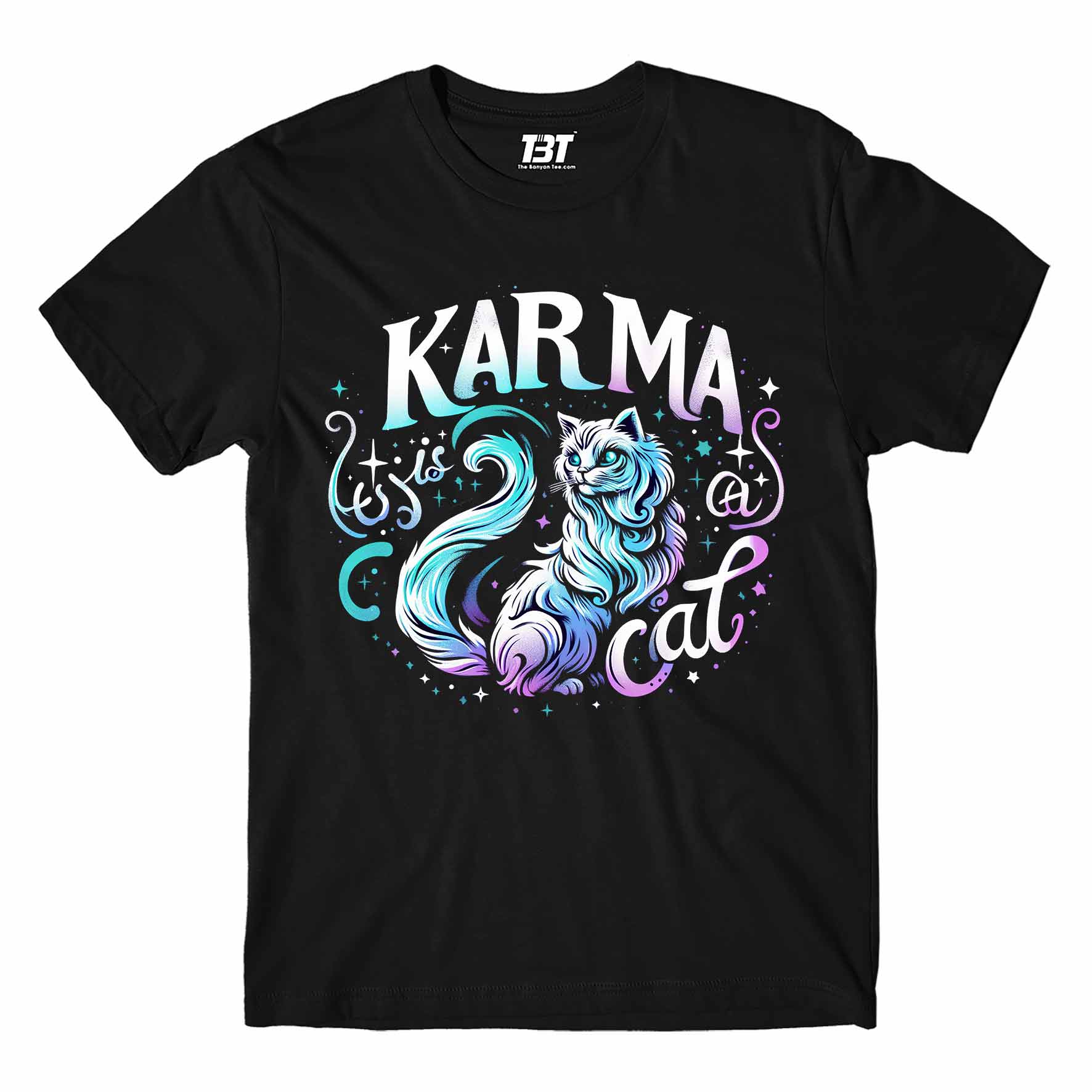 taylor swift karma cat t-shirt music band buy online united states of america usa the banyan tee tbt men women girls boys unisex black