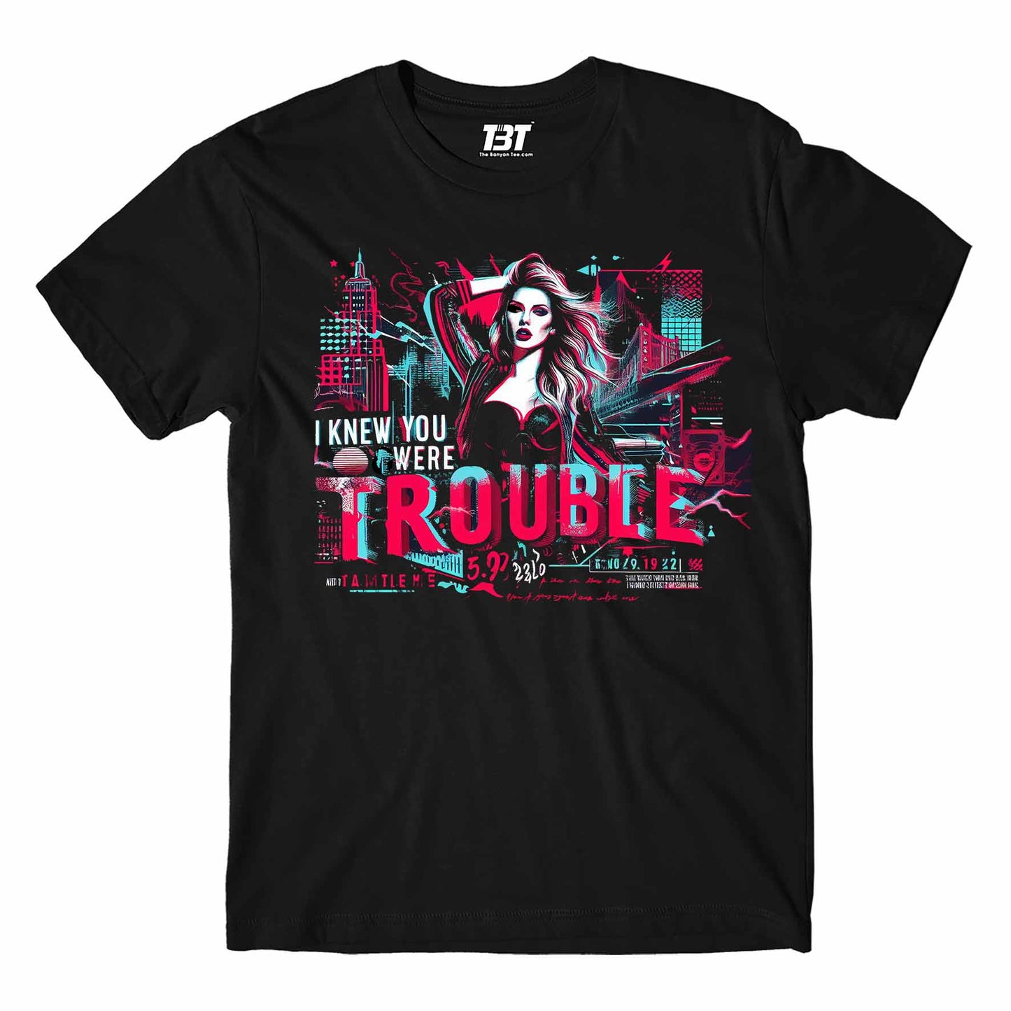 taylor swift you were trouble t-shirt music band buy online united states of america usa the banyan tee tbt men women girls boys unisex black