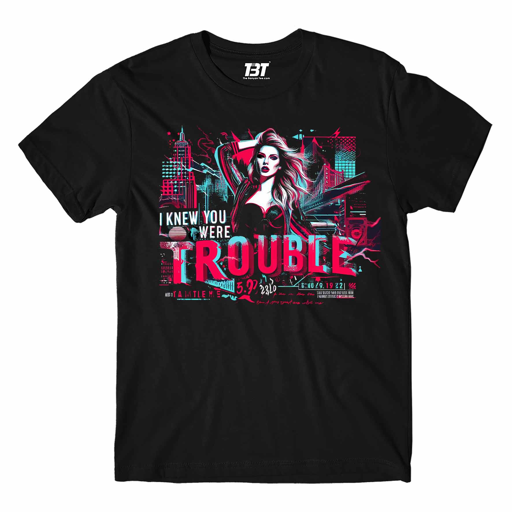 taylor swift you were trouble t-shirt music band buy online united states of america usa the banyan tee tbt men women girls boys unisex black