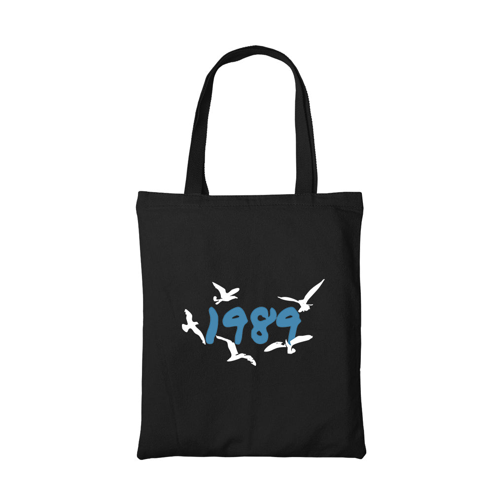 taylor swift 1989 tote bag hand printed cotton women men unisex