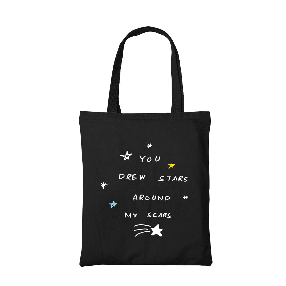 taylor swift cardigan tote bag hand printed cotton women men unisex