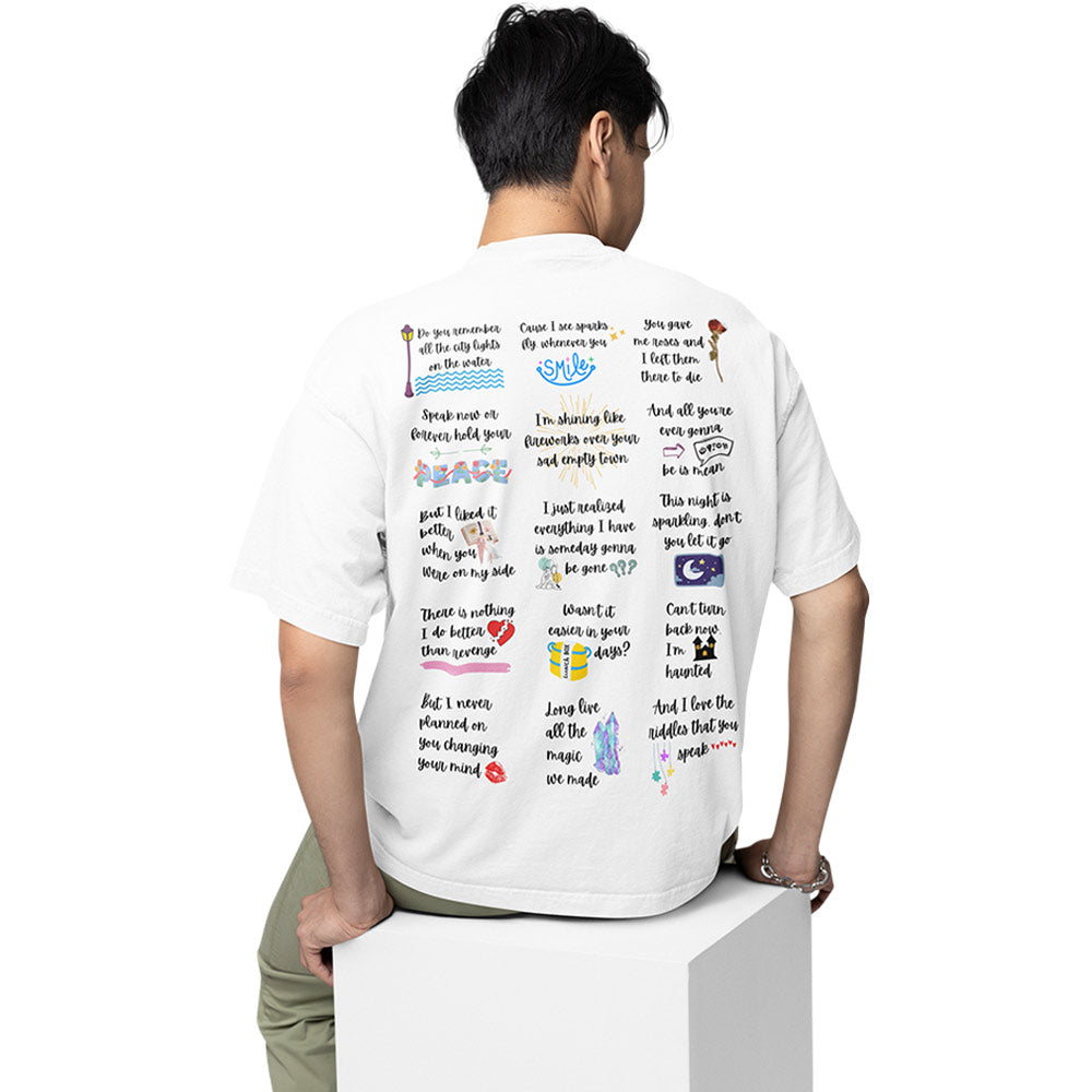 taylor swift oversized t shirt - speak now symphony music t-shirt white buy online india the banyan tee tbt men women girls boys unisex