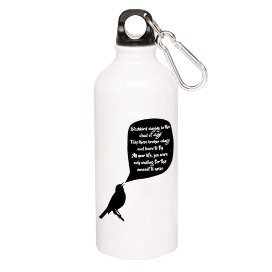 Blackbird The Beatles Sipper Metal Water Bottle The Banyan Tee TBT