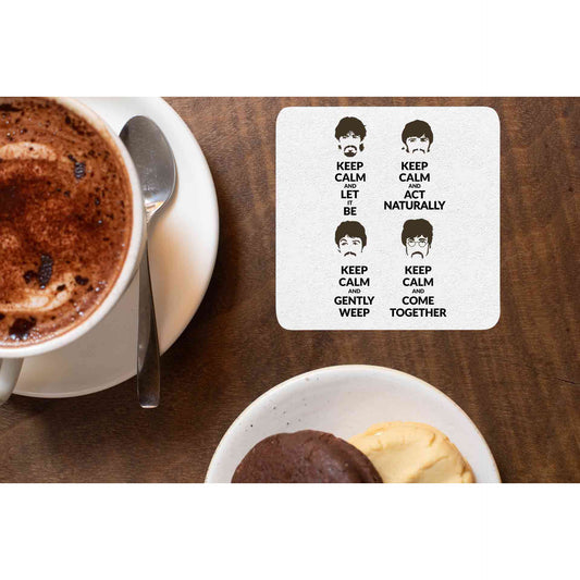 Keep Calm The Beatles Coaster Coasters The Banyan Tee TBT