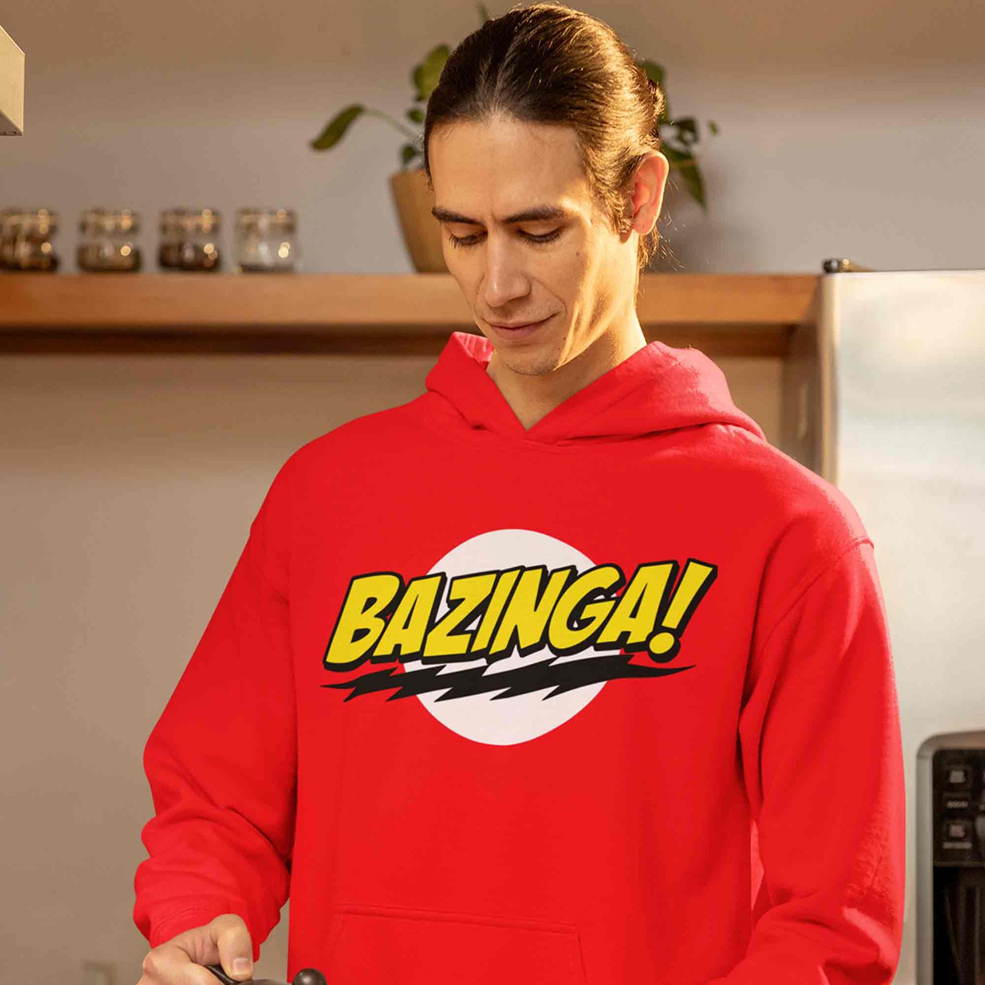 The Big Bang Theory Hoodie - Bazinga Hoodie Hooded Sweatshirt The Banyan Tee TBT