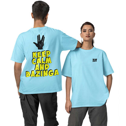 Oversized T shirt - Keep Calm & Bazinga
