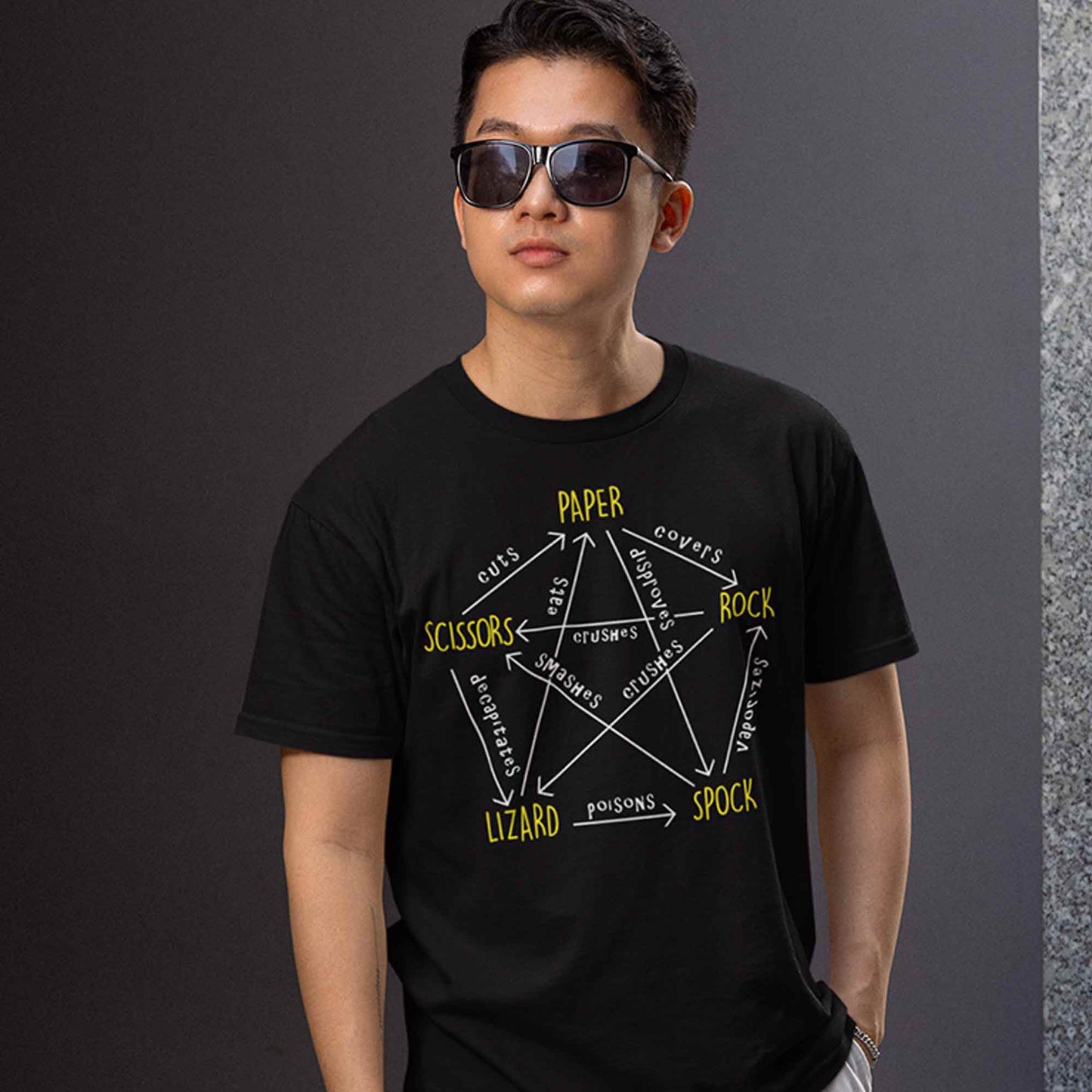 The Big Bang Theory T-shirt Rock Paper