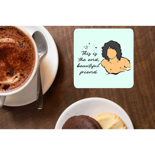 the doors the end coasters wooden table cups indian music band buy online india the banyan tee tbt men women girls boys unisex