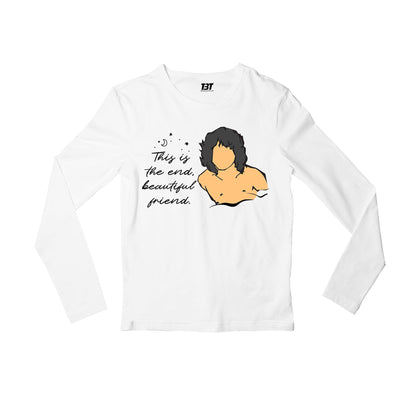 the doors the end full sleeves long sleeves music band buy online india the banyan tee tbt men women girls boys unisex white