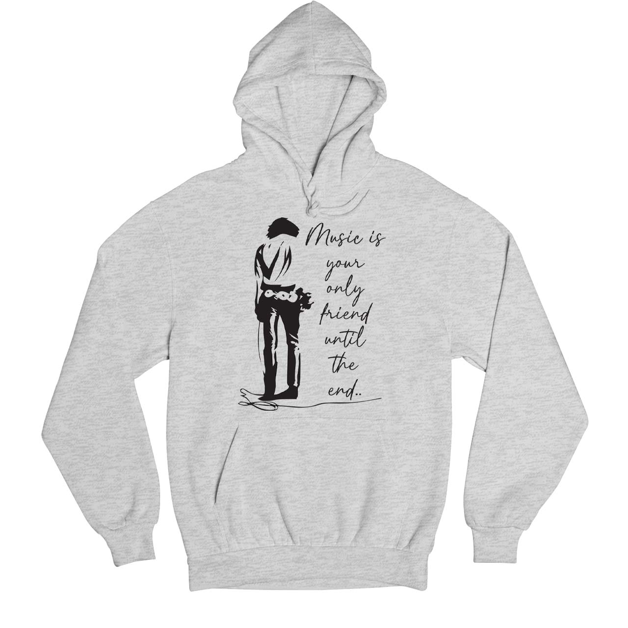 the doors your only friend hoodie hooded sweatshirt winterwear music band buy online united states usa the banyan tee tbt men women girls boys unisex gray