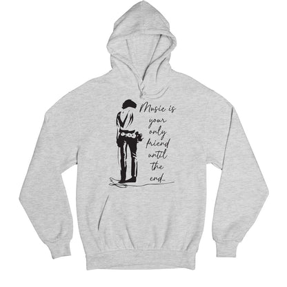 the doors your only friend hoodie hooded sweatshirt winterwear music band buy online united states usa the banyan tee tbt men women girls boys unisex gray