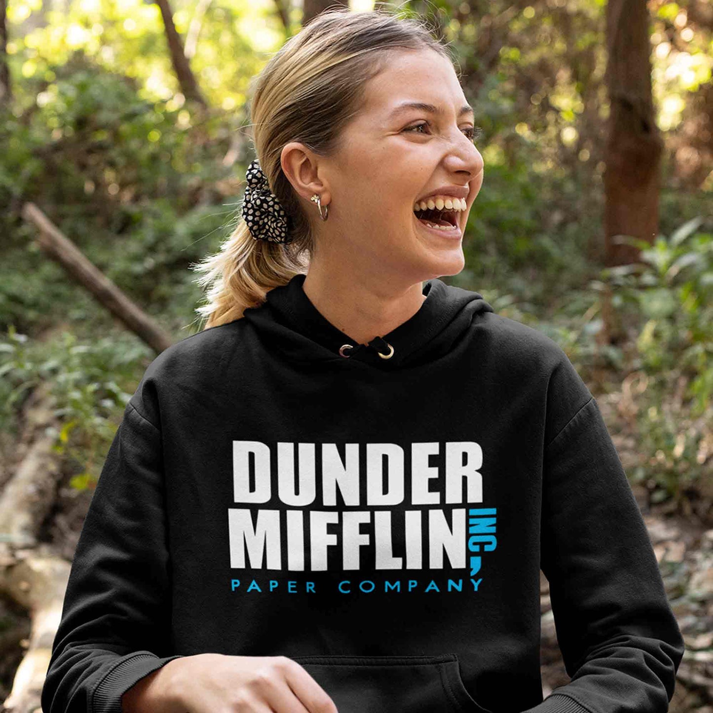 the office dunder mifflin hoodie hooded sweatshirt winterwear tv & movies buy online usa united states of america the banyan tee tbt men women girls boys unisex black - paper company