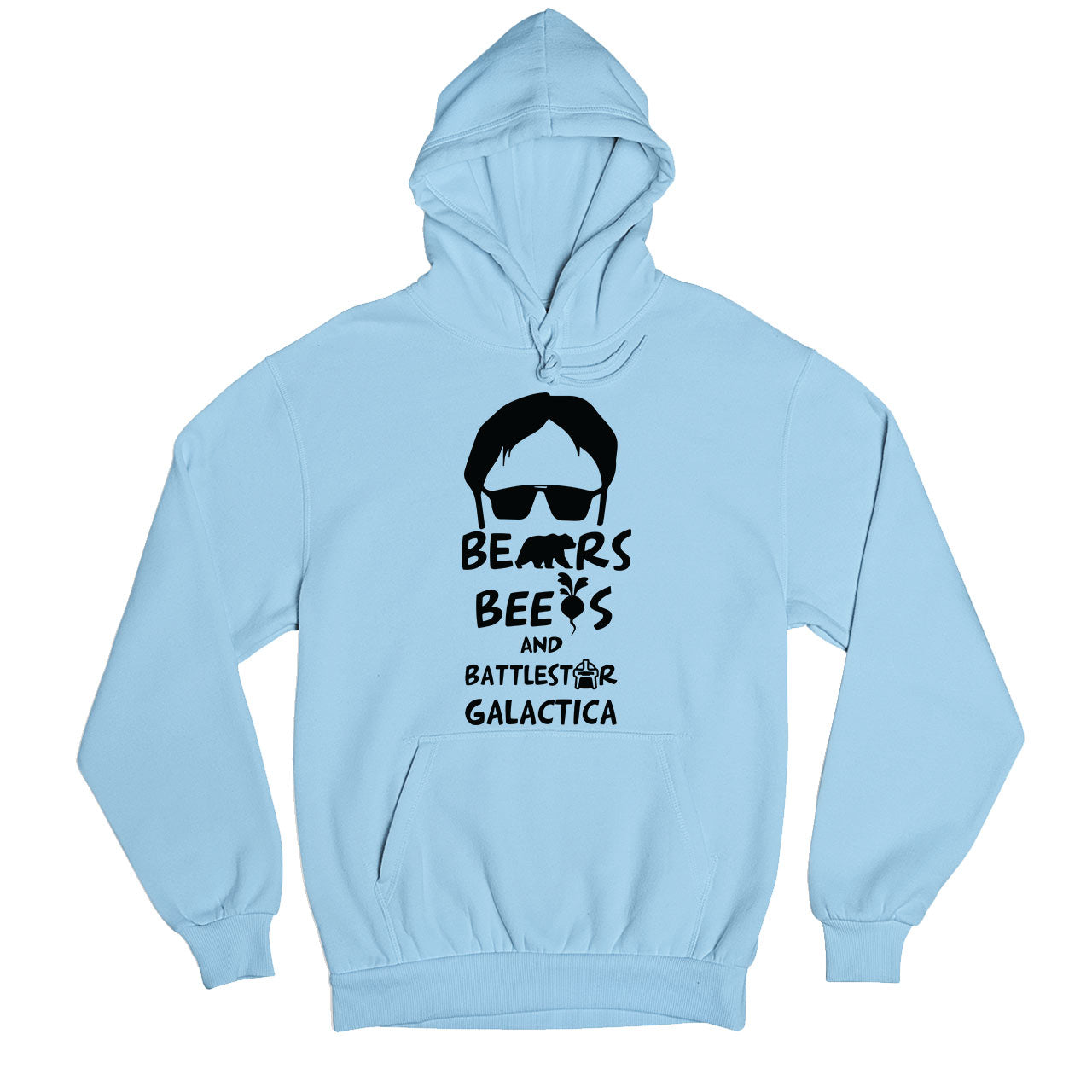 the office bears beets & battlestar galactica hoodie hooded sweatshirt winterwear tv & movies buy online united states usa the banyan tee tbt men women girls boys unisex gray - dwight