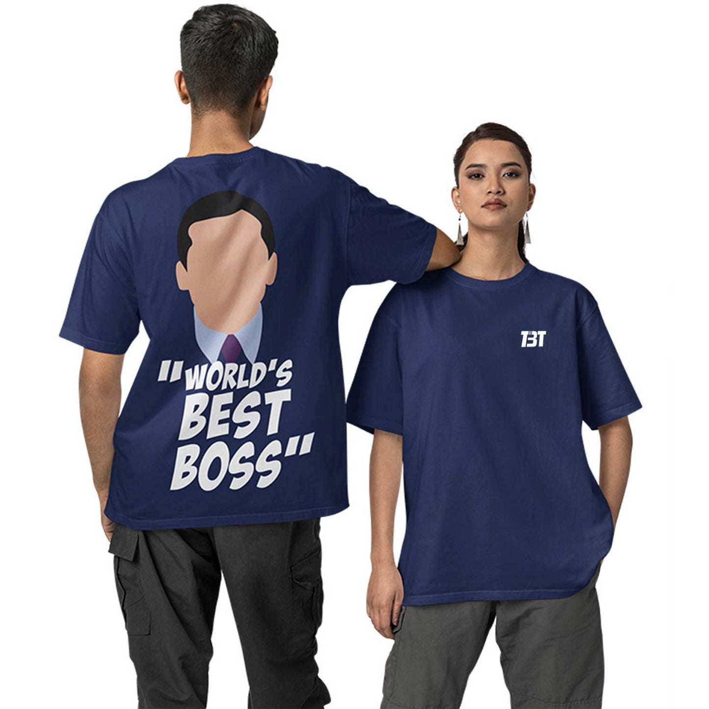 Oversized T shirt - World's Best Boss