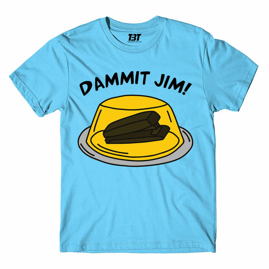 the office dammit jim t-shirt tv & movies buy online united states of america usa the banyan tee tbt men women girls boys unisex Sky Blue