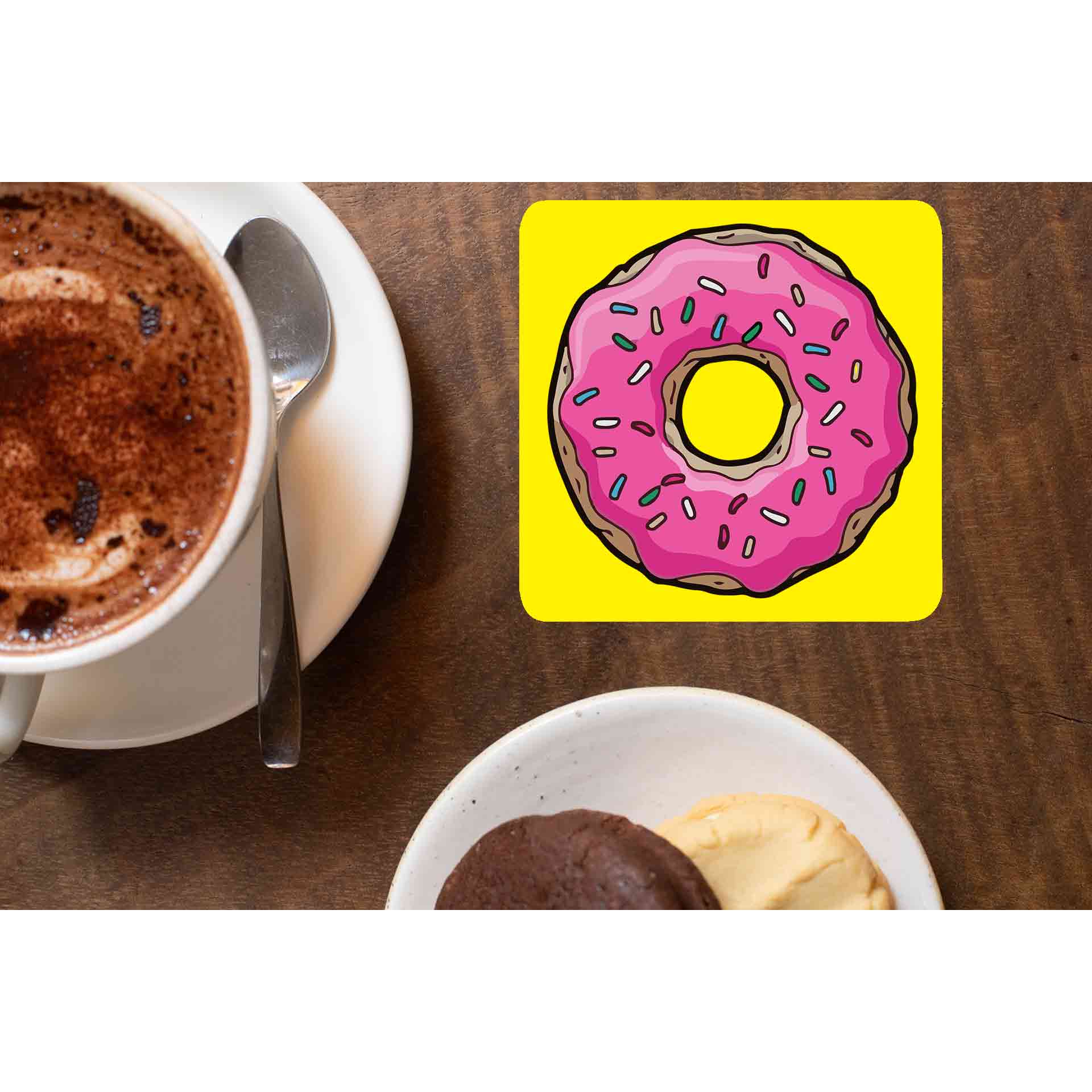 The Simpsons Coaster Coasters The Banyan Tee TBT - Donut