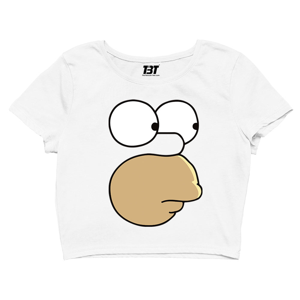 The Simpsons Crop Top Merchandise Apparel Clothing Shirt