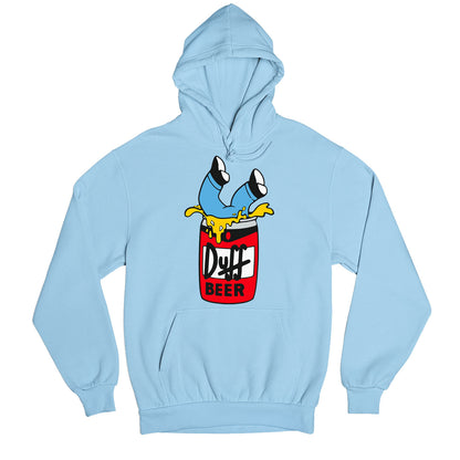 the simpsons duff beer hoodie hooded sweatshirt winterwear tv & movies buy online usa united states of america the banyan tee tbt men women girls boys unisex gray - homer simpson