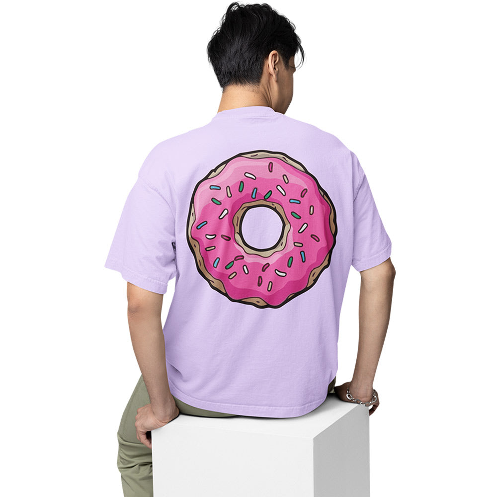 the simpsons oversized t shirt - donut tv & movies t-shirt lavender buy online india the banyan tee tbt men women girls boys unisex