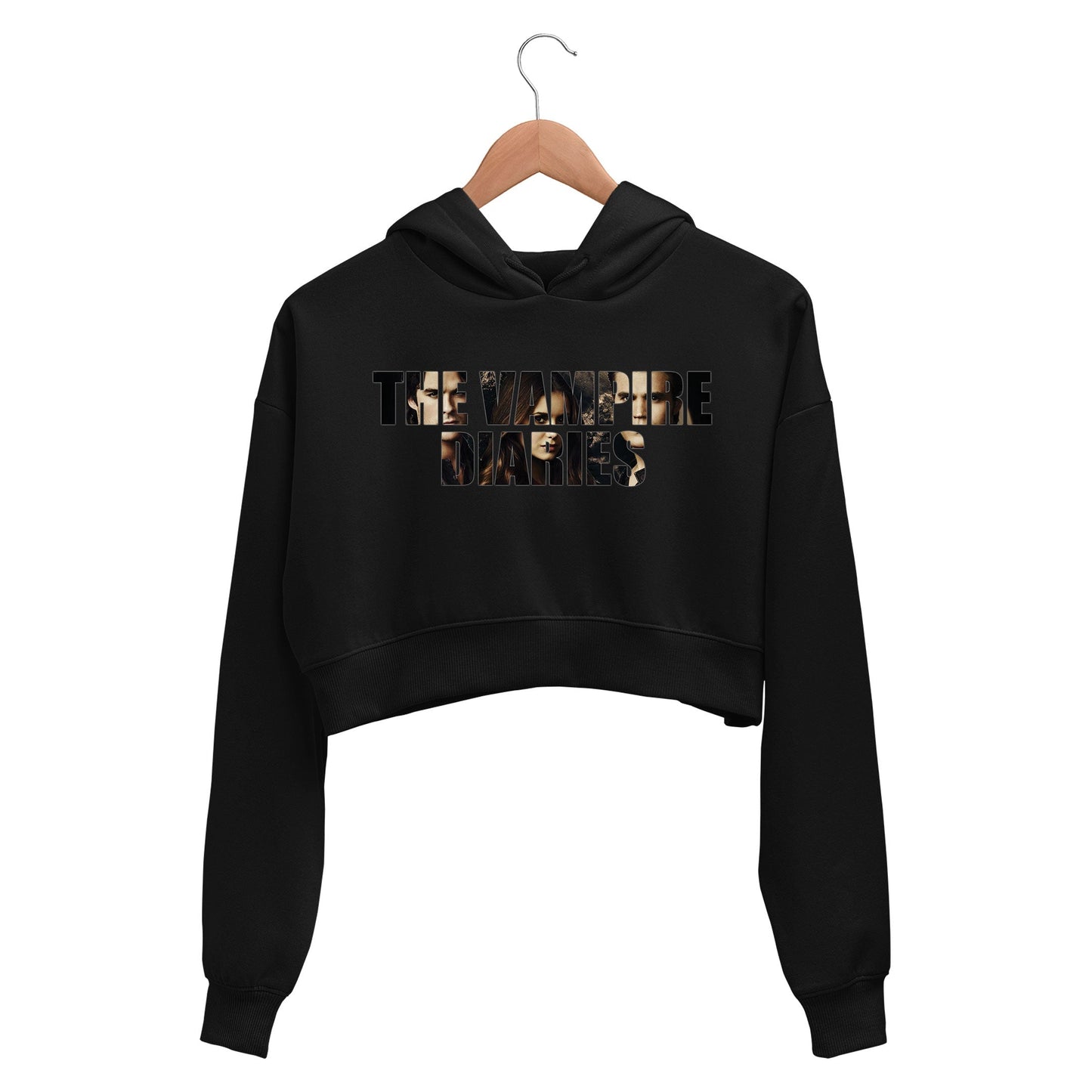 The Vampire Diaries Crop Hoodie Crop Hooded Sweatshirt for Women The Banyan Tee TBT