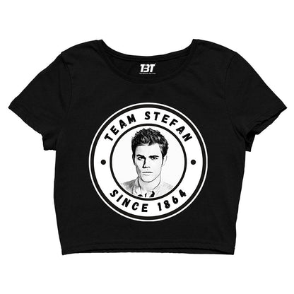 the vampire diaries team stefan crop top tv & movies buy online united states us the banyan tee tbt men women girls boys unisex s