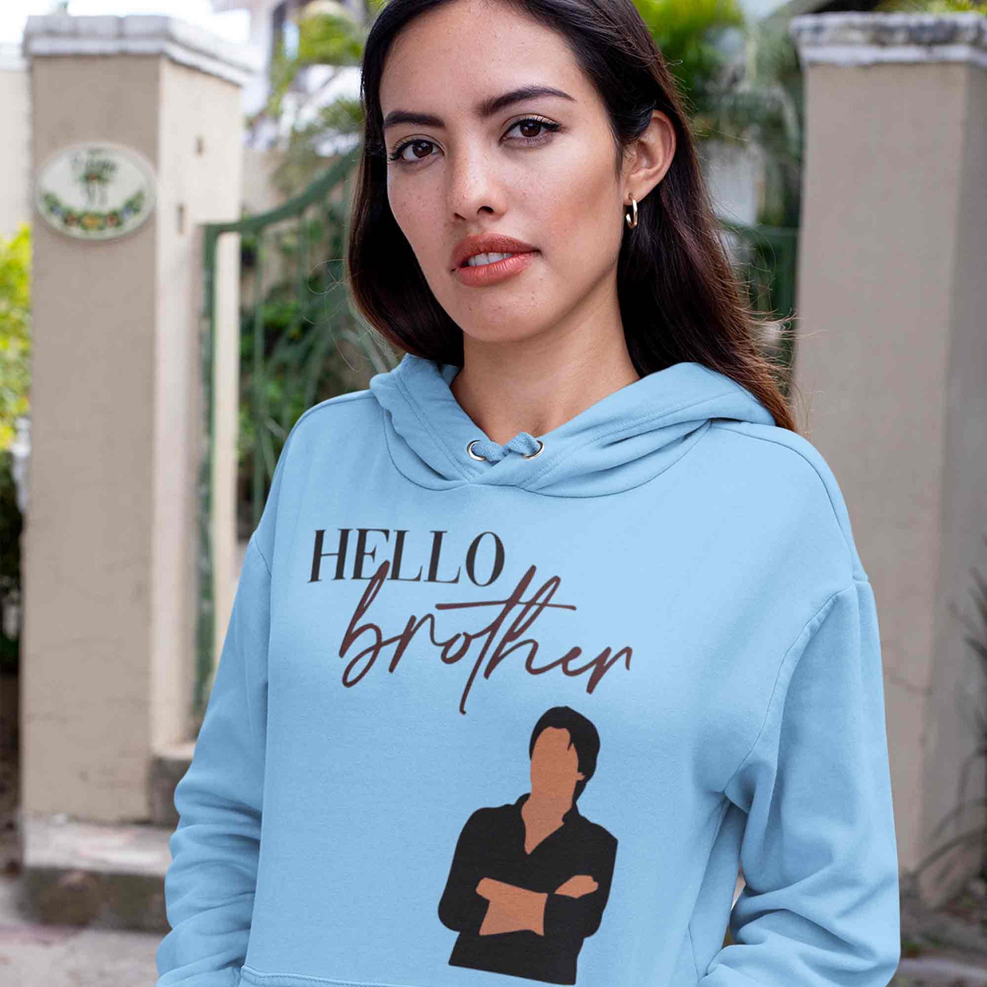 the vampire diaries hello brother hoodie hooded sweatshirt winterwear tv & movies buy online united states usa the banyan tee tbt men women girls boys unisex gray tvd stefan elena damon caroline katherine tyler bonnie