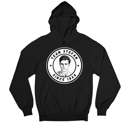 the vampire diaries team stefan hoodie hooded sweatshirt winterwear tv & movies buy online united states us the banyan tee tbt men women girls boys unisex black