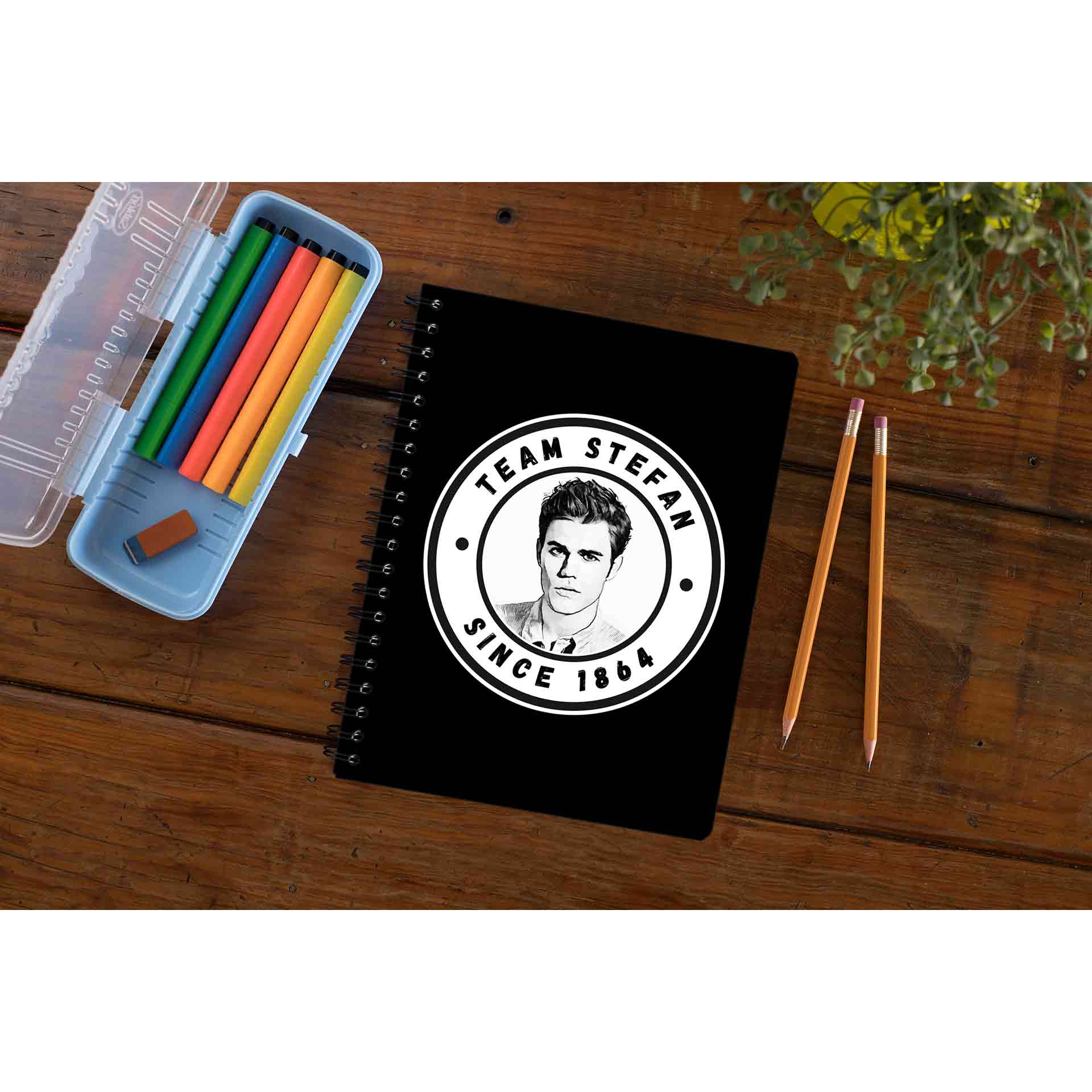 the vampire diaries team stefan notebook notepad diary buy online united states us the banyan tee tbt unruled