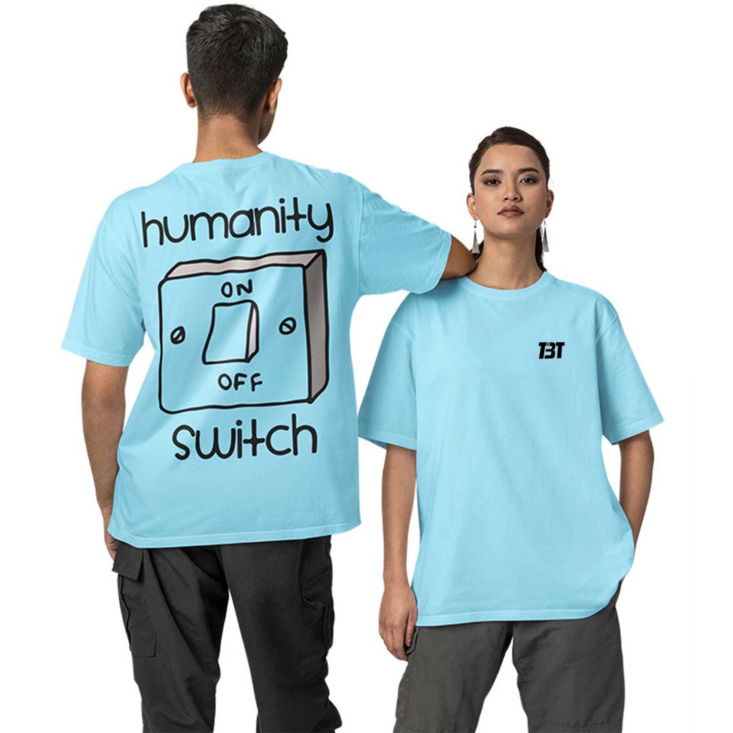 Oversized T shirt - Humanity Switch