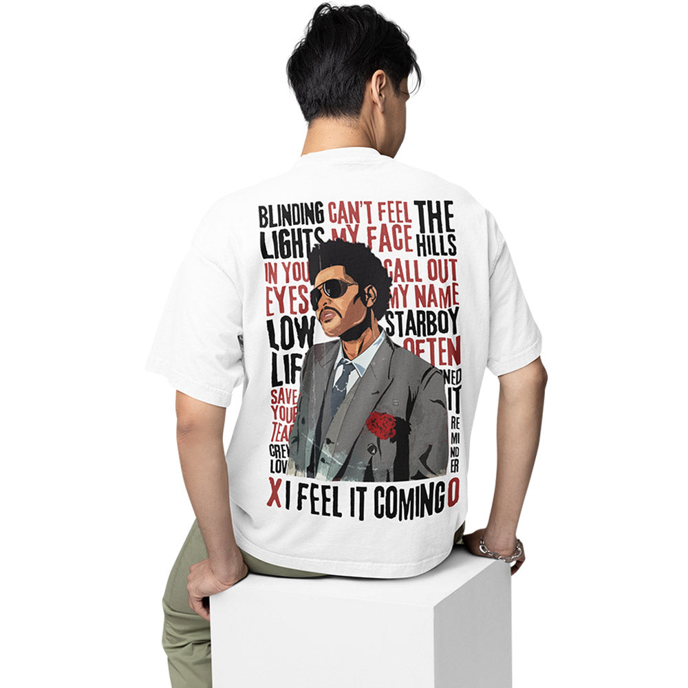 the weeknd oversized t shirt - starboy symphony music t-shirt white buy online india the banyan tee tbt men women girls boys unisex