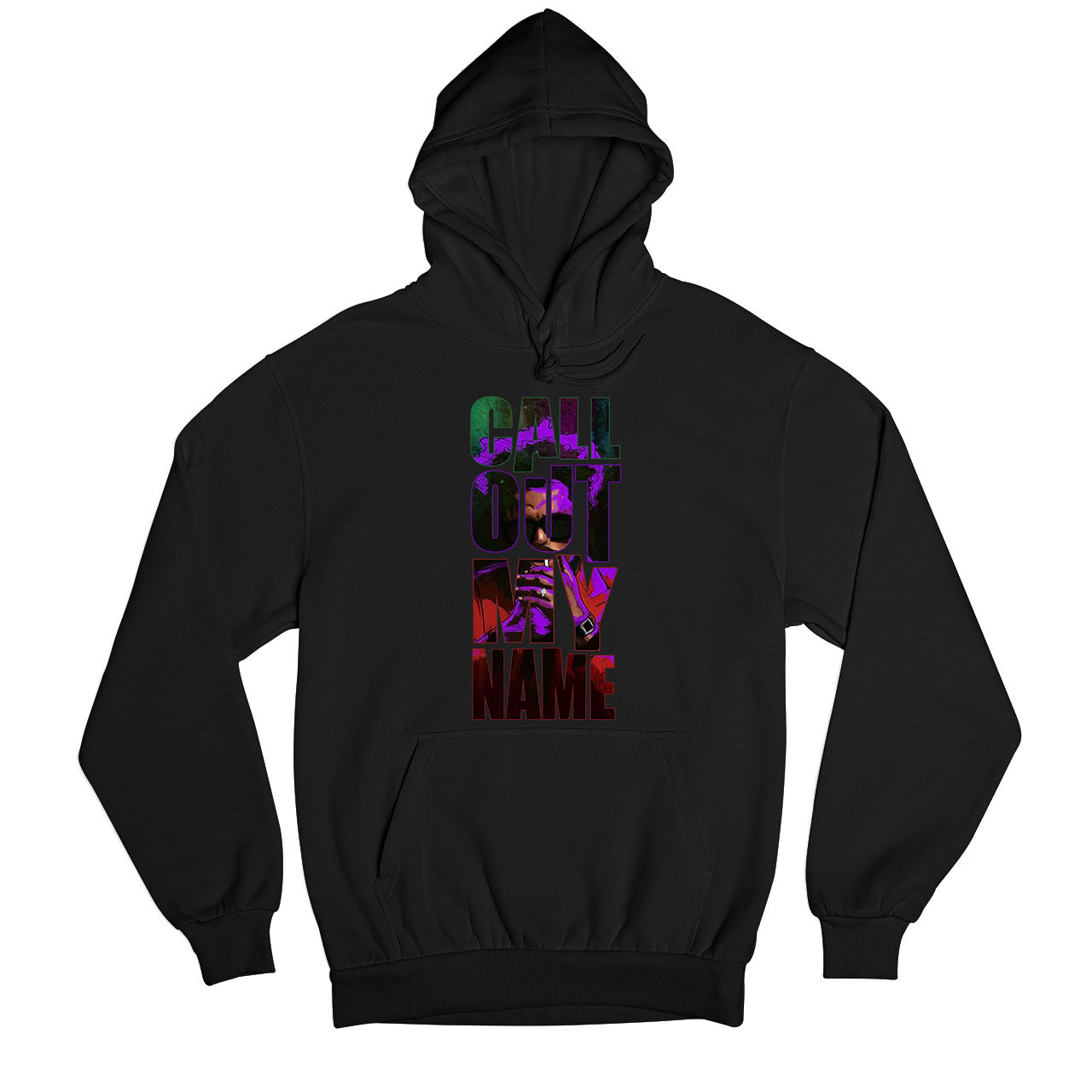 the weeknd call out my name hoodie hooded sweatshirt winterwear music band buy online united states usa the banyan tee tbt men women girls boys unisex black