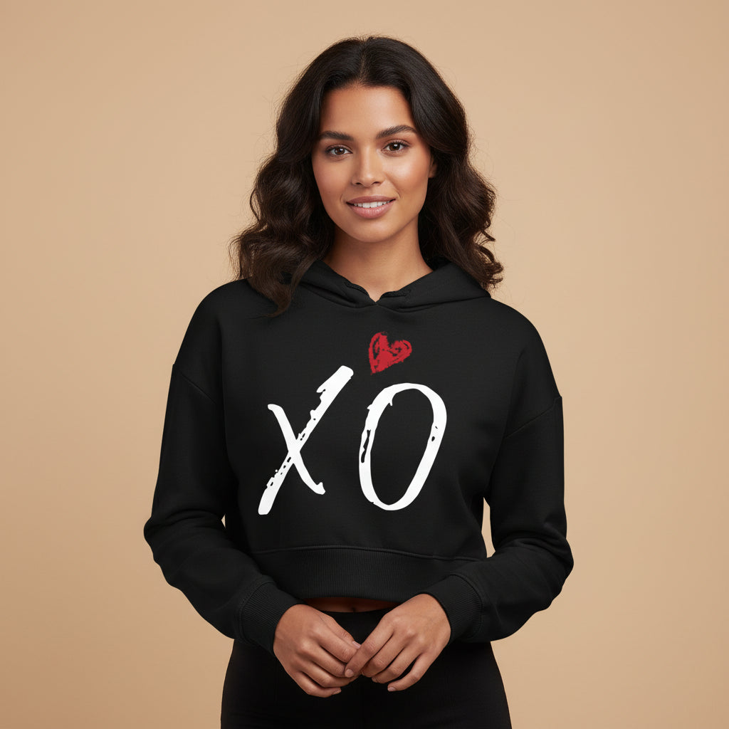 the weeknd i feel it coming crop hoodie hooded sweatshirt upper winterwear music band buy online india the banyan tee tbt men women girls boys unisex black
