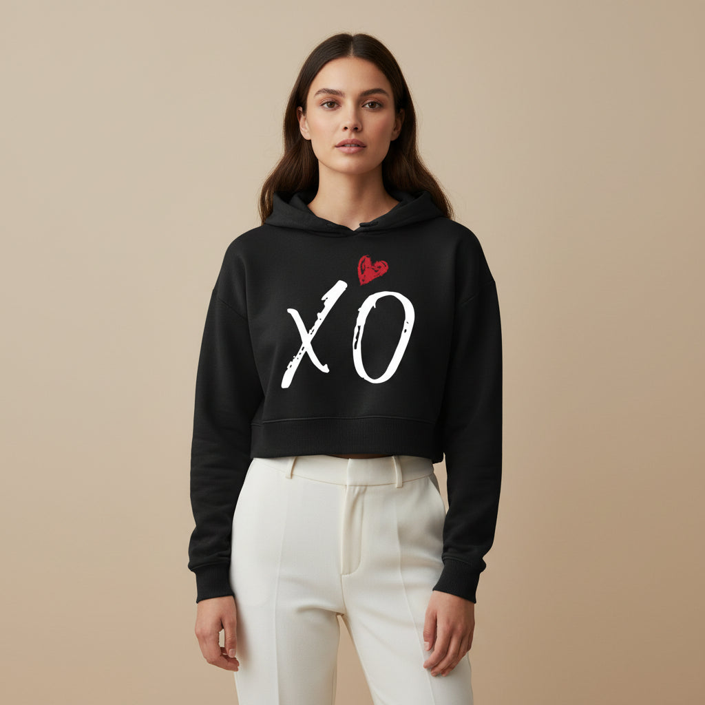 the weeknd i feel it coming crop hoodie hooded sweatshirt upper winterwear music band buy online india the banyan tee tbt men women girls boys unisex black