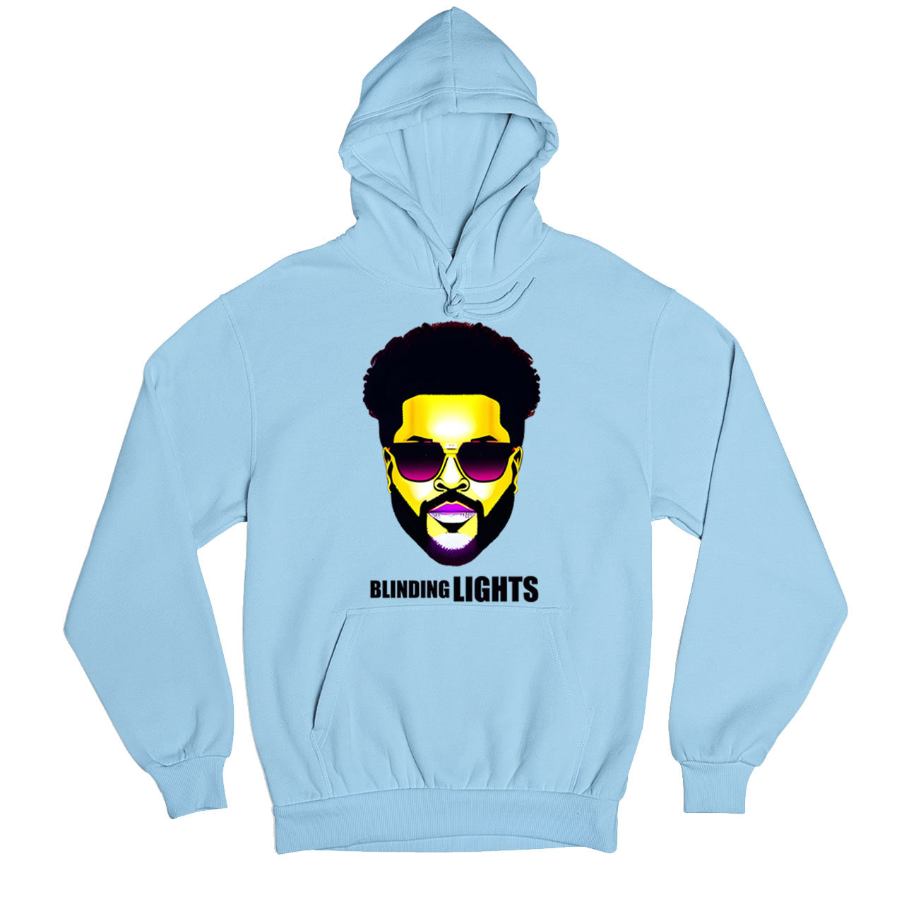 the weeknd blinding lights hoodie hooded sweatshirt winterwear music band buy online usa united states of america the banyan tee tbt men women girls boys unisex baby blue