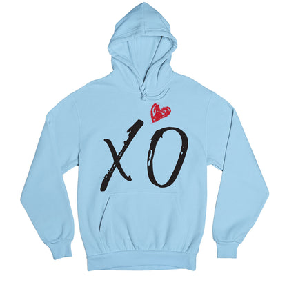 the weeknd xo hoodie hooded sweatshirt winterwear music band buy online usa united states of america the banyan tee tbt men women girls boys unisex gray