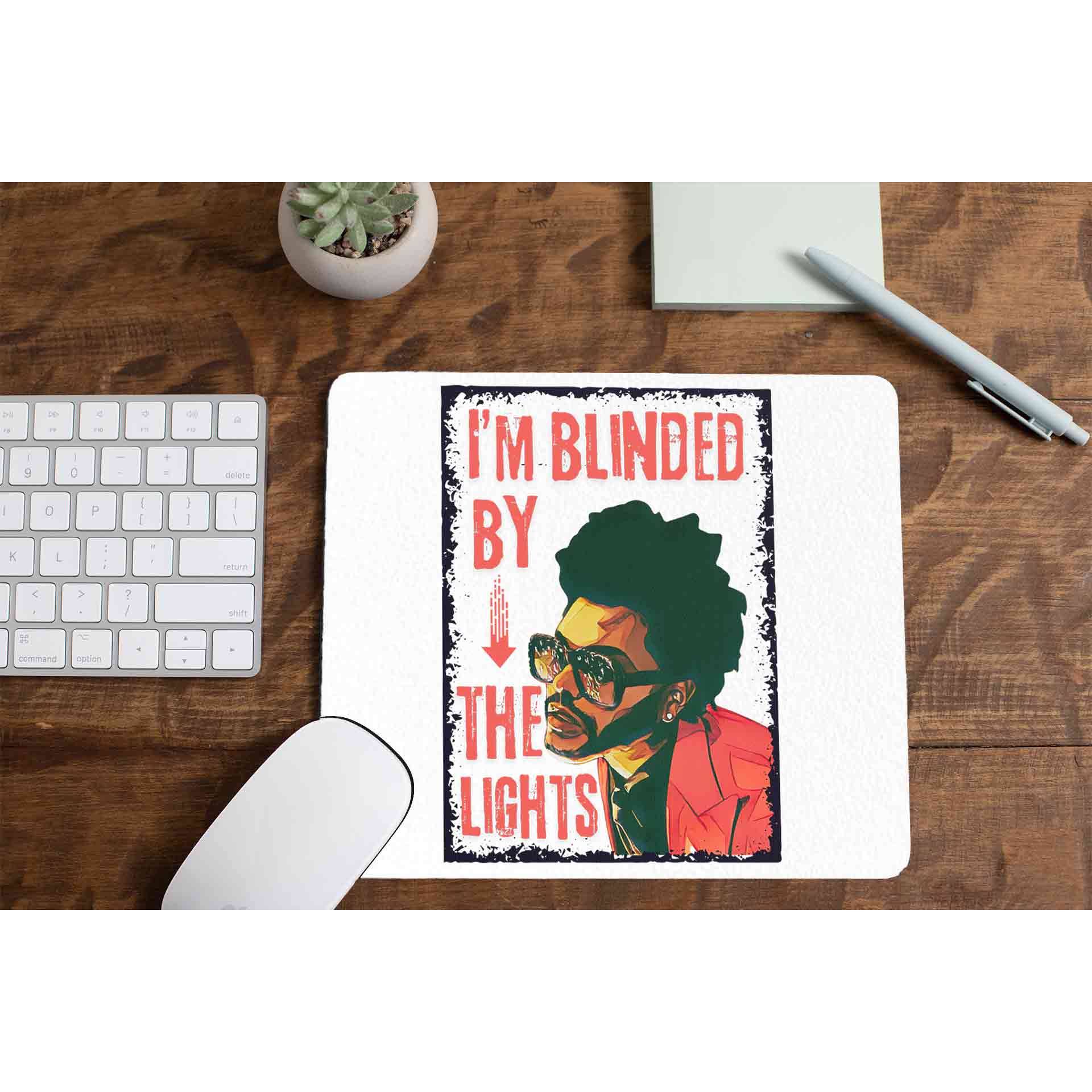 the weeknd i'm blinded by the lights mousepad logitech large music band buy online united states of america usa the banyan tee tbt men women girls boys unisex  