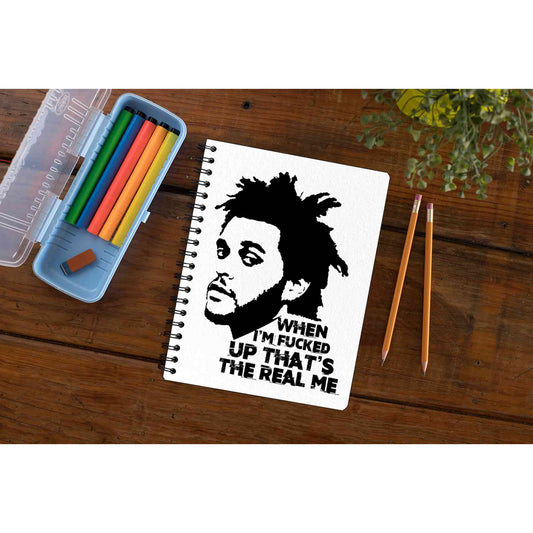 the weeknd the hills notebook notepad diary buy online united states of america usa the banyan tee tbt unruled