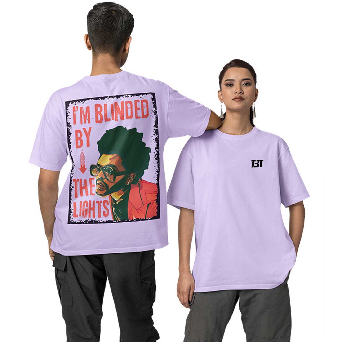 Oversized T shirt - I'm Blinded By The Lights