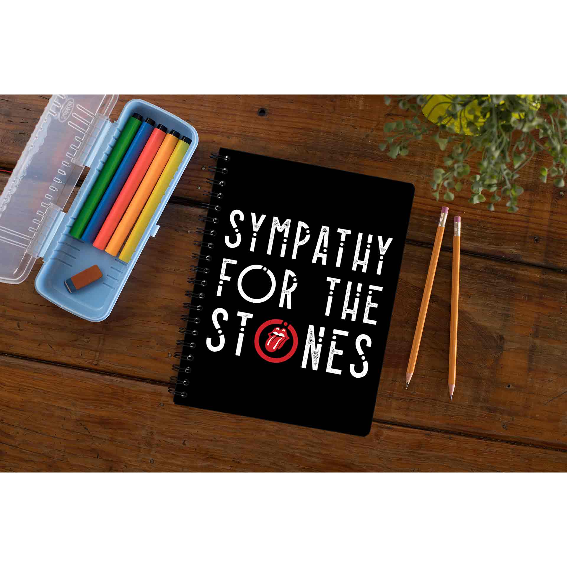 the rolling stones sympathy for the stones notebook notepad diary buy online united states of america usa the banyan tee tbt unruled