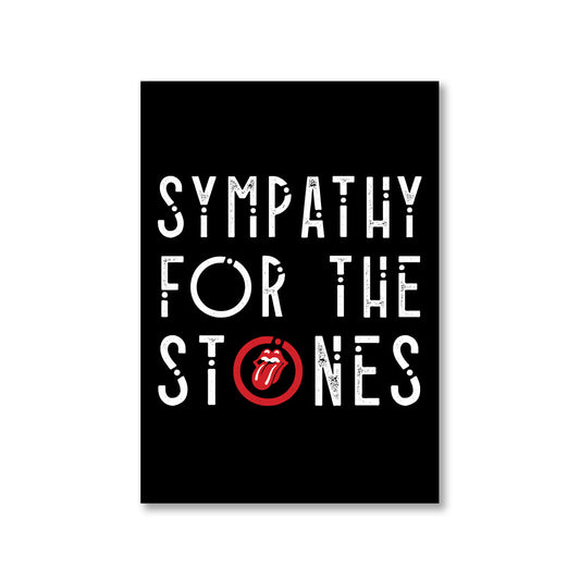 the rolling stones sympathy for the stones poster wall art buy online united states of america usa the banyan tee tbt a4