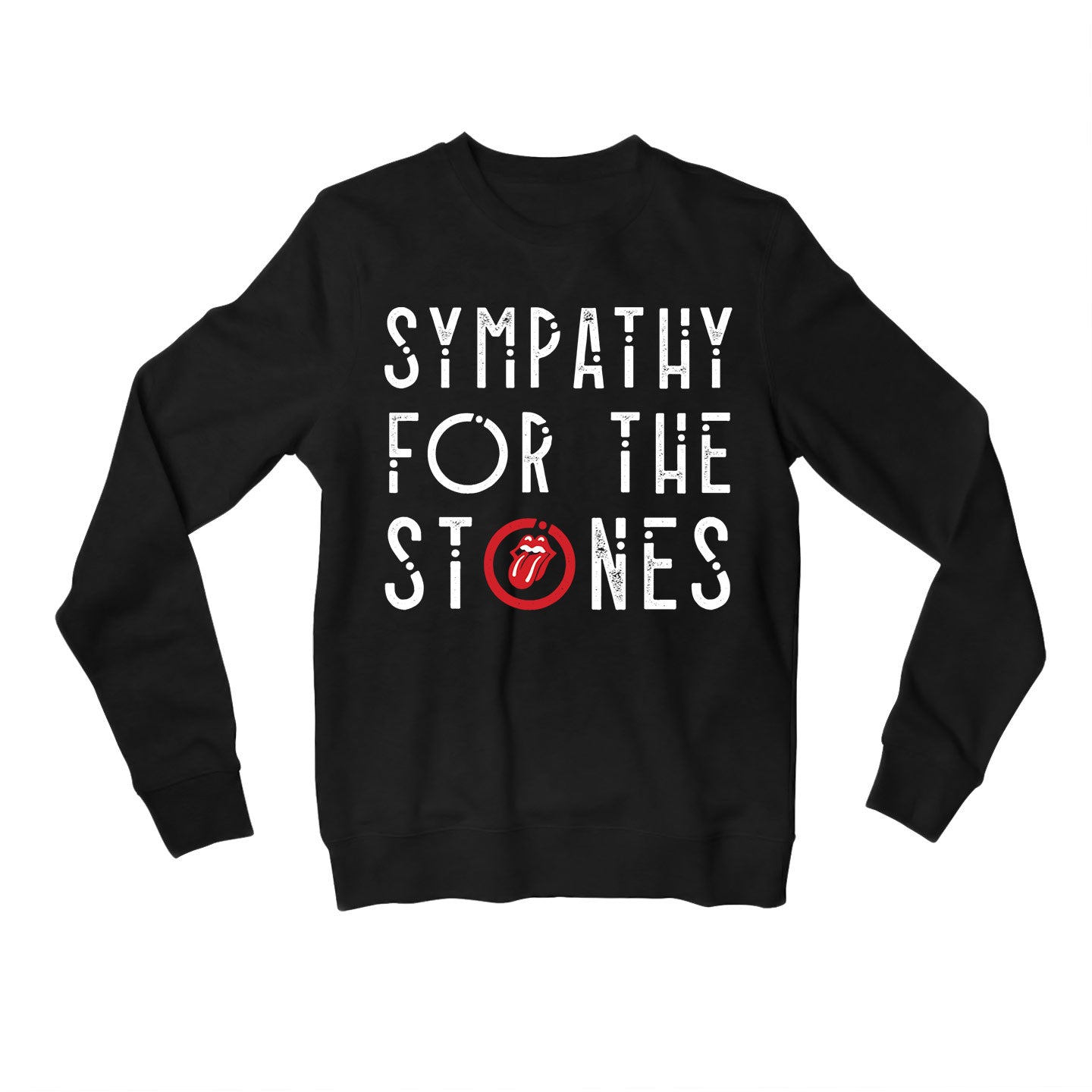 the rolling stones sympathy for the stones sweatshirt upper winterwear music band buy online united states of america usa the banyan tee tbt men women girls boys unisex black