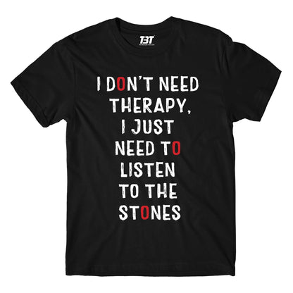 the rolling stones i don't need therapy t-shirt music band buy online usa united states the banyan tee tbt men women girls boys unisex Sky Blue