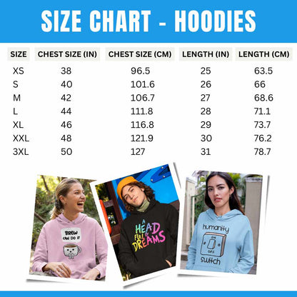 hoodie size chart the banyan tee